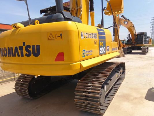 Excavadora original Komatsu PC200 con capacidad de 20 TON y poca jornada de trabajo
