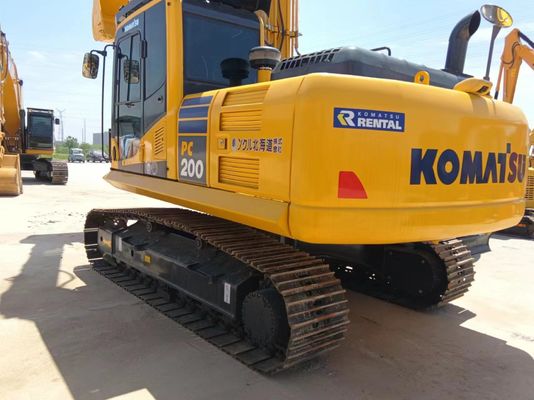 Excavadora original Komatsu PC200 con capacidad de 20 TON y poca jornada de trabajo