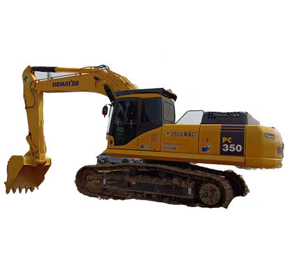 Excavadoras usadas de 35 toneladas Komatsu PC350 con cilindro hidráulico original en buen estado