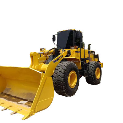 Tiendas de materiales de construcción Komatsu WA 380 Cargador usado 20 toneladas Carga nominal y gran rendimiento