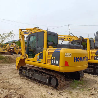 Excavadora Komatsu PC110-8 Japón Usado Rastreador hidráulico con motor de 65kw