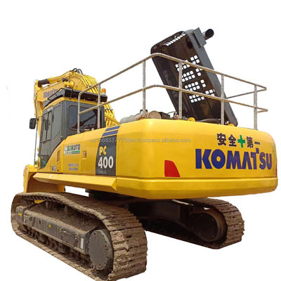 Máquina de excavadora Komatsu PC400-7 de segunda mano con válvula hidráulica original en Shanghai