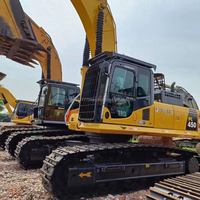 Japón utilizaba una excavadora Komatsu PC450 con bomba hidráulica original