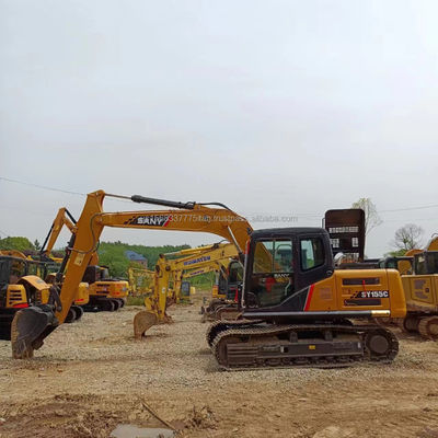 Excavadora SANY SY155C Excelente condición para trabajos mineros Bajas horas de trabajo y motor