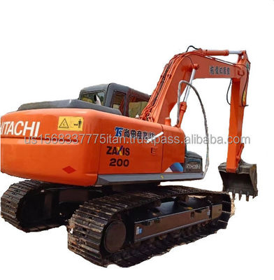 Excavadora usada Hitachi ZX70 con válvula hidráulica original y peso de operación de 10 toneladas