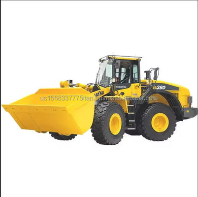 Komatsu WA 380 original cargador usado con gran rendimiento en tiendas de materiales de construcción