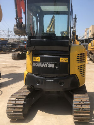 Excavadora Komatsu PC35 Mini de segunda mano con 0-2000 horas de trabajo Excavadora de rastreo hidráulico
