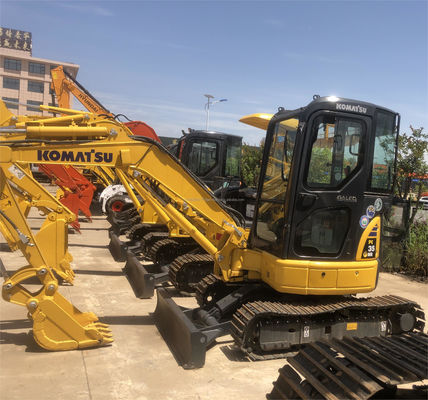 Excavadora Komatsu PC35 Mini de segunda mano con 0-2000 horas de trabajo Excavadora de rastreo hidráulico