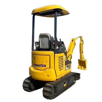 Peso de operación de 2 toneladas Komatsu PC18MR Mini Excavadora de segunda mano Original válvula hidráulica