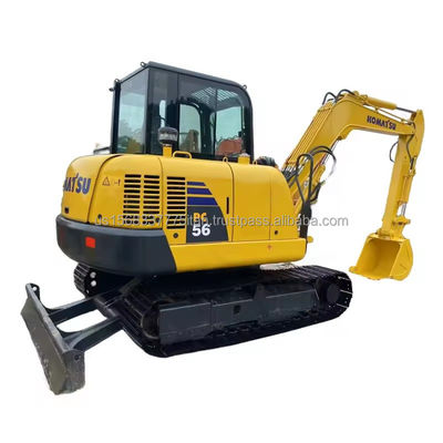 Horas de trabajo bajas Komatsu PC56-7 Excavadora de segunda mano para la construcción a un precio asequible