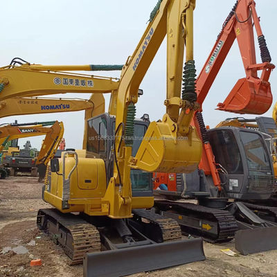 Horas de trabajo bajas Komatsu PC56-7 Excavadora de segunda mano para la construcción a un precio asequible