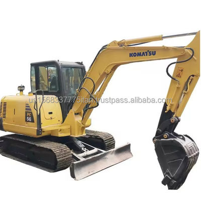 Válvula hidráulica original Komatsu PC56-7 Excavadora de segunda mano Equipo de rastreo de 5 toneladas