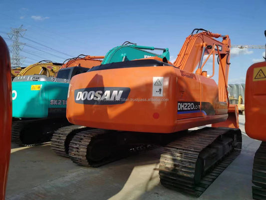 98kw Motor Doosan DH220 22Ton Excavadora Usada Máquina Multifunción para venta al por menor en Gran