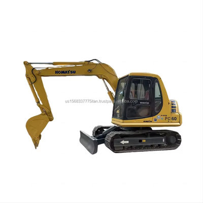 6TON Komatsu PC60 Excavadora Usada para sus necesidades de equipo pesado