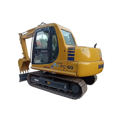 Buena condición Komatsu PC60 Excavadora usada Crawler 40kw y horas de trabajo bajas 0-2000