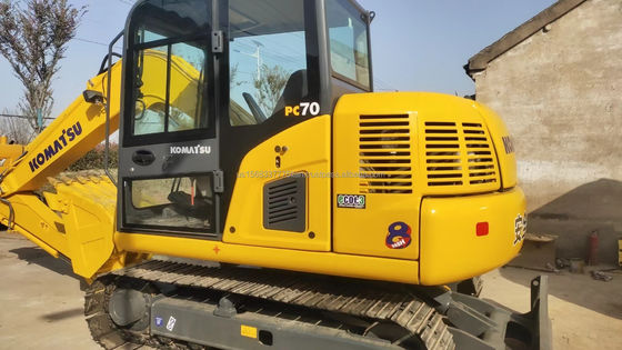 Excavadora hidráulica Crawler Komatsu PC70 Excavadora usada para sus necesidades de construcción