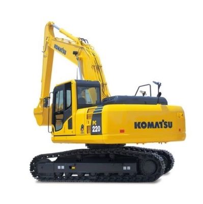 Excavadora Komatsu PC220 de 22 toneladas con bomba hidráulica original y capacidad de cubo de 1,2 M3
