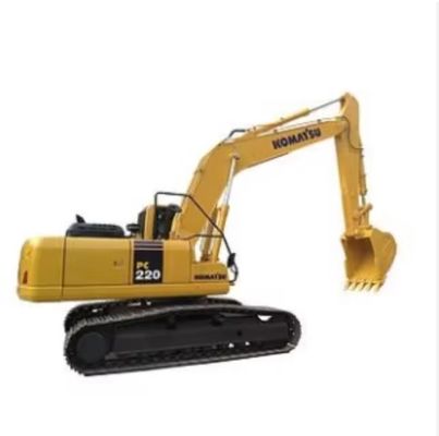 Excavadora Komatsu usada de 22 toneladas de peso de operación con cilindro hidráulico original