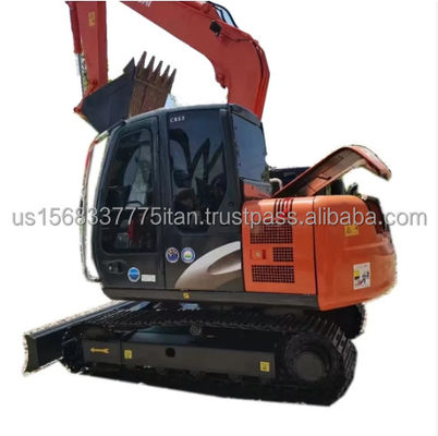 Excavadora usada Hitachi ZX70 con 0-2000 horas de trabajo y bomba hidráulica original