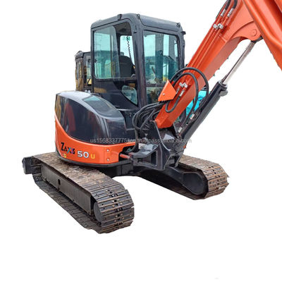 Hitachi ZX50u mini excavadora de 5 toneladas y hipercinesis su socio de confianza para el trabajo pesado