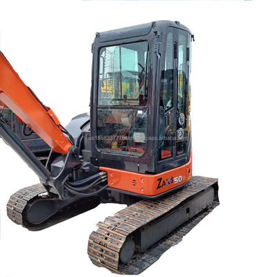 Hitachi ZX50u mini excavadora de 5 toneladas con bomba hidráulica original y 0-2000 horas de trabajo