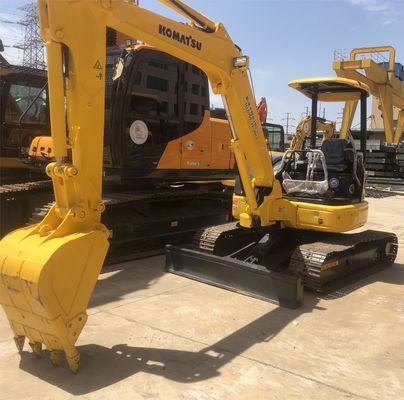 Komatsu PC56 de 5,6 toneladas mini excavadora hidráulica excavadora de rastreo en buen estado de Japón