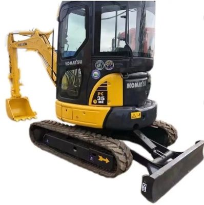 Excavadora hidráulica pequeña Komatsu PC35 Excavadora usada de 3,5 toneladas con capacidad de cubo de 0,2M3