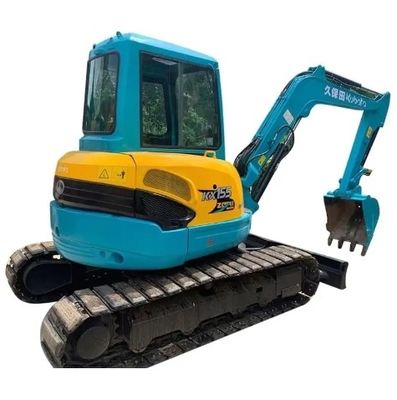 Mini excavadora de segunda mano 5.5 TON Kubota U55 Excavadora original bomba hidráulica Usada