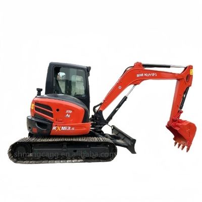 cilindro hidráulico original de 6 toneladas Kubota mini excavadora KX163 con 0-2000 horas de trabajo