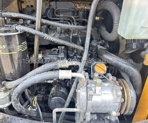 Baja hora de trabajo Sany SY35U Mini Excavadora con bomba hidráulica original y motor ISUZU