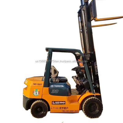 Toyota 7F30 carretilla elevadora y máquina de uso razonable con horquilla de longitud 1000 mm Peso KG 3000 kg