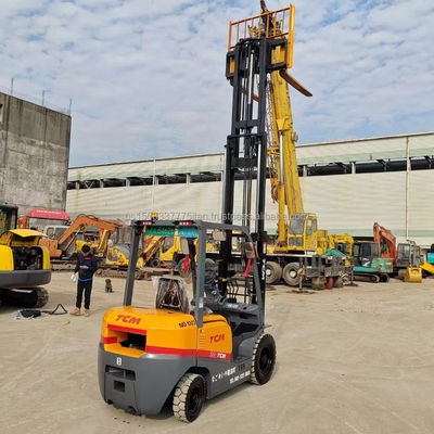 Camión elevador usado de 3 toneladas de Japón TCM Fabricación de carretillas elevadoras de 0-2000 horas de trabajo