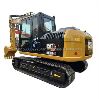 313D2GC Excavadora de orugas 74,5 kw 13000 KG Excavadora de rastreo usada para la construcción