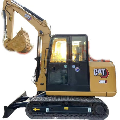 CAT 306E2 Excavadora hidráulica de 34,7 kW de potencia y cilindro hidráulico original
