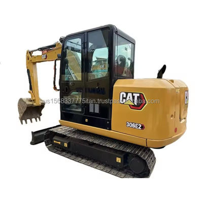 Caterpillar 306E2 mini excavadora hidráulica 6TON peso de operación 0,25M3 capacidad de cubo