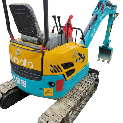 Excavadora KUBOTA KXU17 utilizada en tiendas de materiales de construcción con motor y bomba de gran potencia