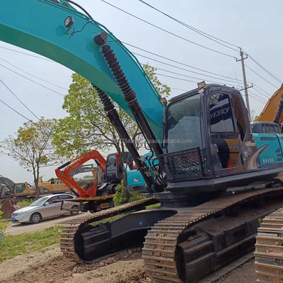 Válvula hidráulica original de 35 toneladas Excavadora de segunda mano Kobelco SK350 para construcción