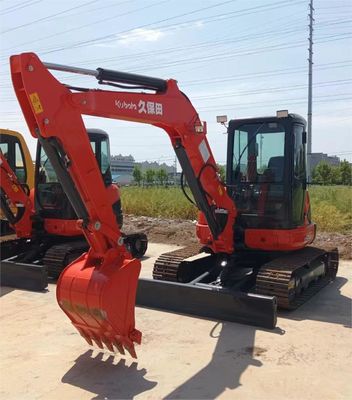Suministro 5.5 TON Kubota u55 Excavadora Bajas horas de trabajo 0-2000 Mini Excavadora usada