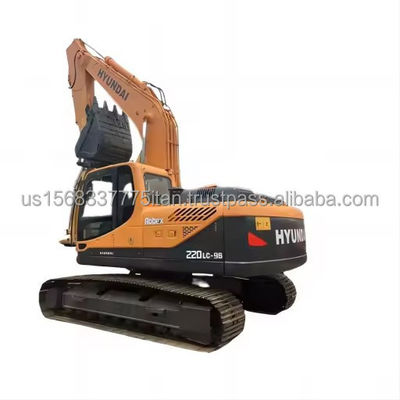 Hyundai 220 2016 Excavadora Crawler de segunda mano de Corea Buen rendimiento Excavadora Harga de 22 toneladas