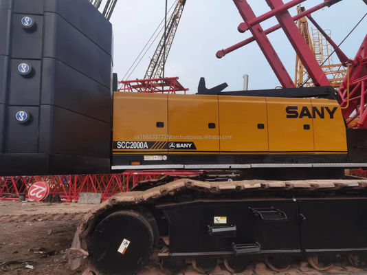 Usado SANY SCC2000A grúa de rastreo 20000 kg Máquina de construcción de excelente rendimiento