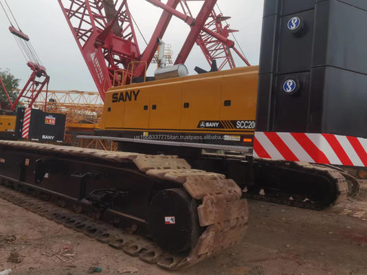 Usado SANY SCC2000A grúa de rastreo 20000 kg Máquina de construcción de excelente rendimiento