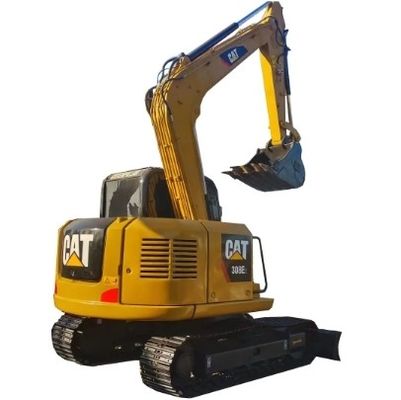 Excavadora CAT 308 de 8 toneladas de Japón, de bajo tiempo y precio asequible, peso de operación de 3,5 toneladas