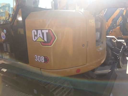 Excavadora CAT 308 de 8 toneladas de Japón, de bajo tiempo y precio asequible, peso de operación de 3,5 toneladas
