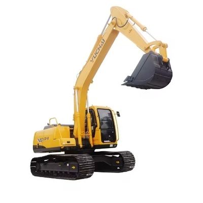Excavadora Sany 135c Pro de uso medio con cilindro hidráulico original y potencia de 73kw
