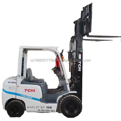 3000 kg Peso TCM 30 carretilla elevadora utilizada para tiendas de materiales de construcción Excelente rendimiento