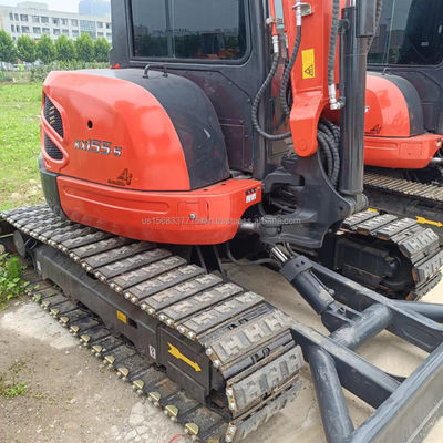 Excavadora KUBOTA KX155 Usada con peso de operación de 6TON y bomba hidráulica original
