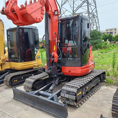 Excavadora KUBOTA KX155 Usada con peso de operación de 6TON y bomba hidráulica original