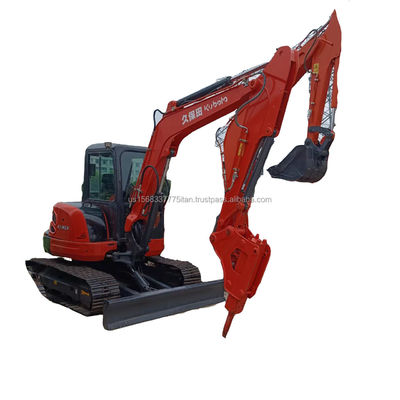 Excavadora KUBOTA KX163 Usada asequible con cilindro hidráulico original y características