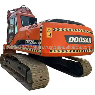 Excavadora Doosan DH220-7 Usada y en buen estado con válvula hidráulica original