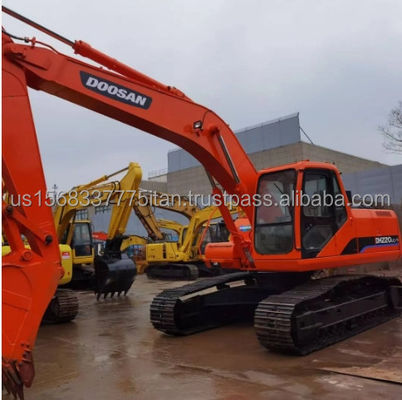 cilindro hidráulico original Doosan DH220 con gran y multifunción de la excavadora usada
